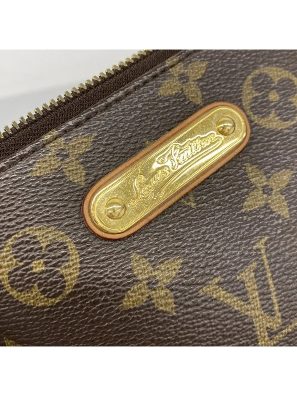 Louis Vuitton Pouch Monogram Pochette Mila MM Brown